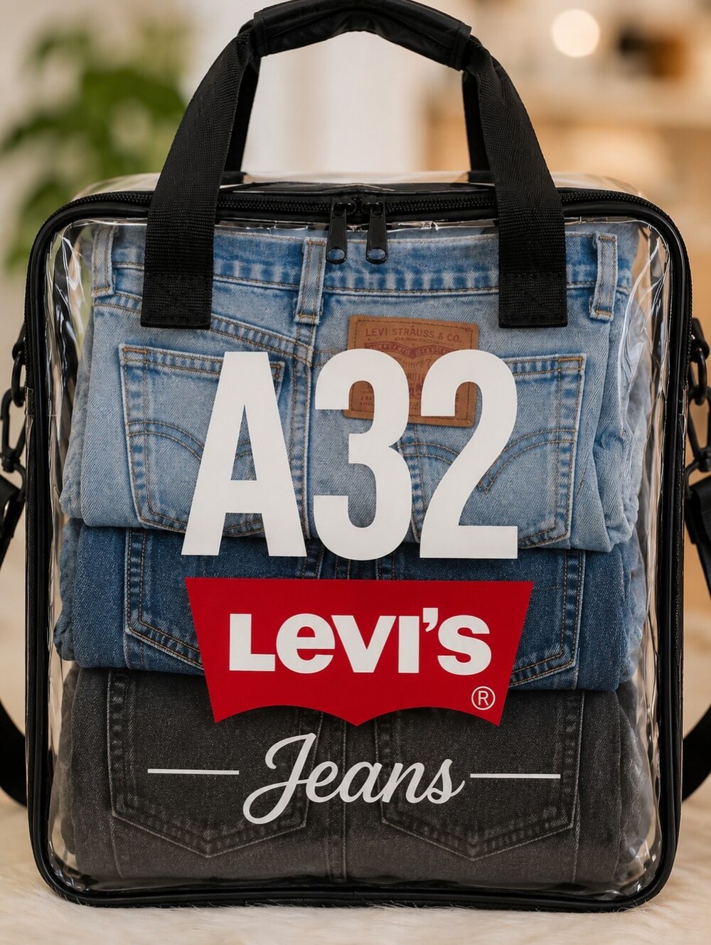 NWT Levi's Loose Boot Bootcut Jeans Broken-In Whiskered Light Wash Denim Rustic - Picture 11 of 11